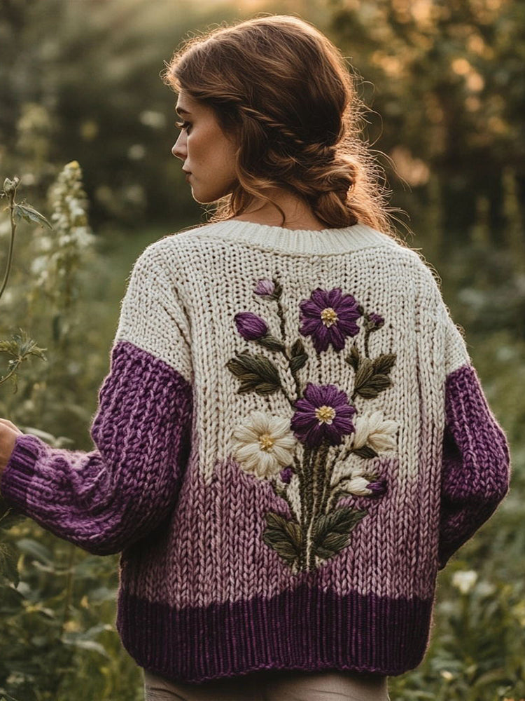 Casual Buttoned Sweater