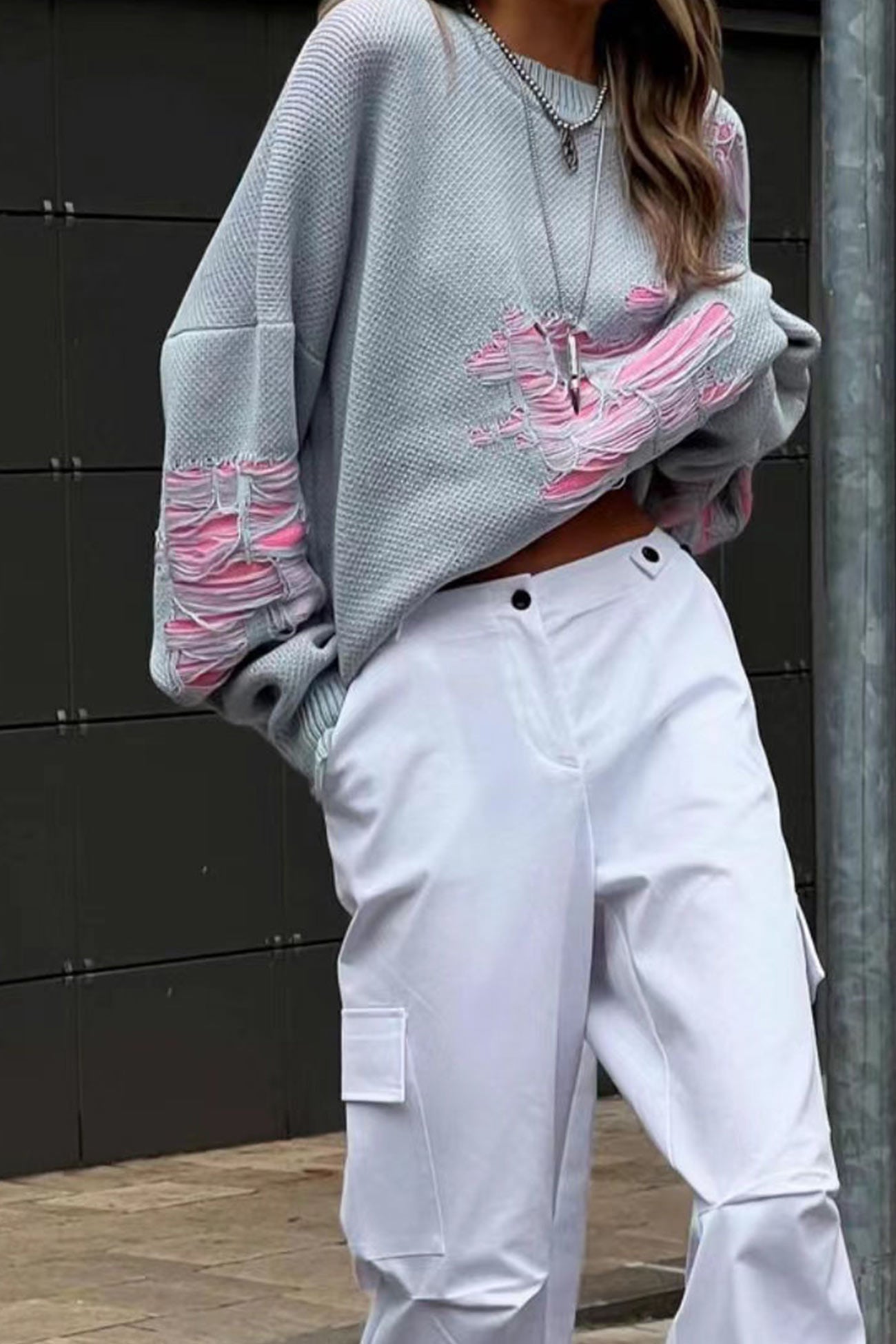 Relaxed V-Neck Sweater