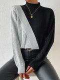 Textured Buttoned Sweater