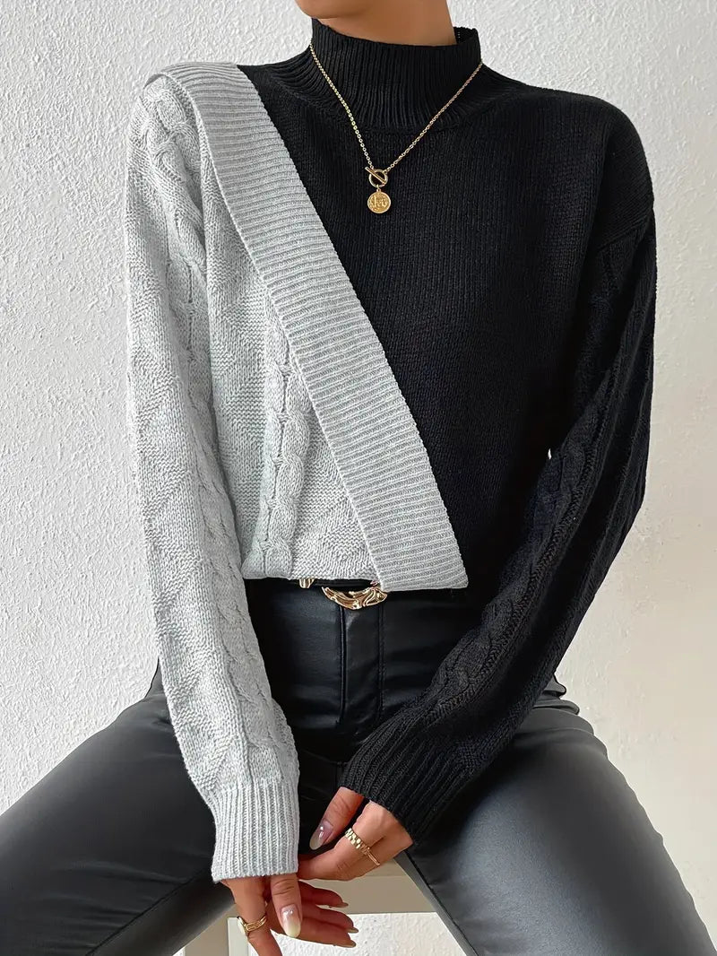 Textured Buttoned Sweater