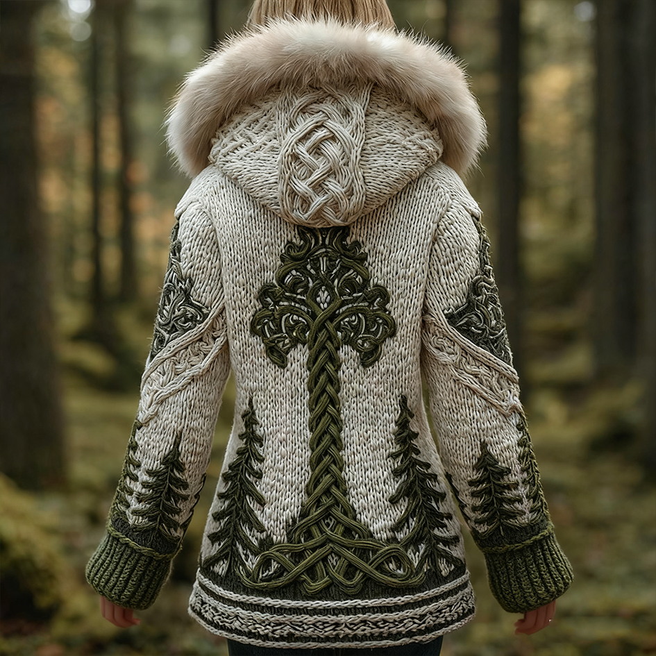Textured Cable Sweater