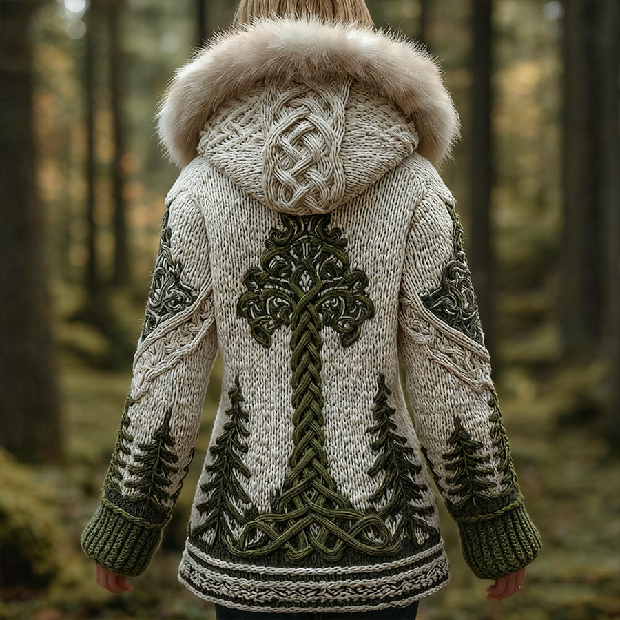 Textured Cable Sweater
