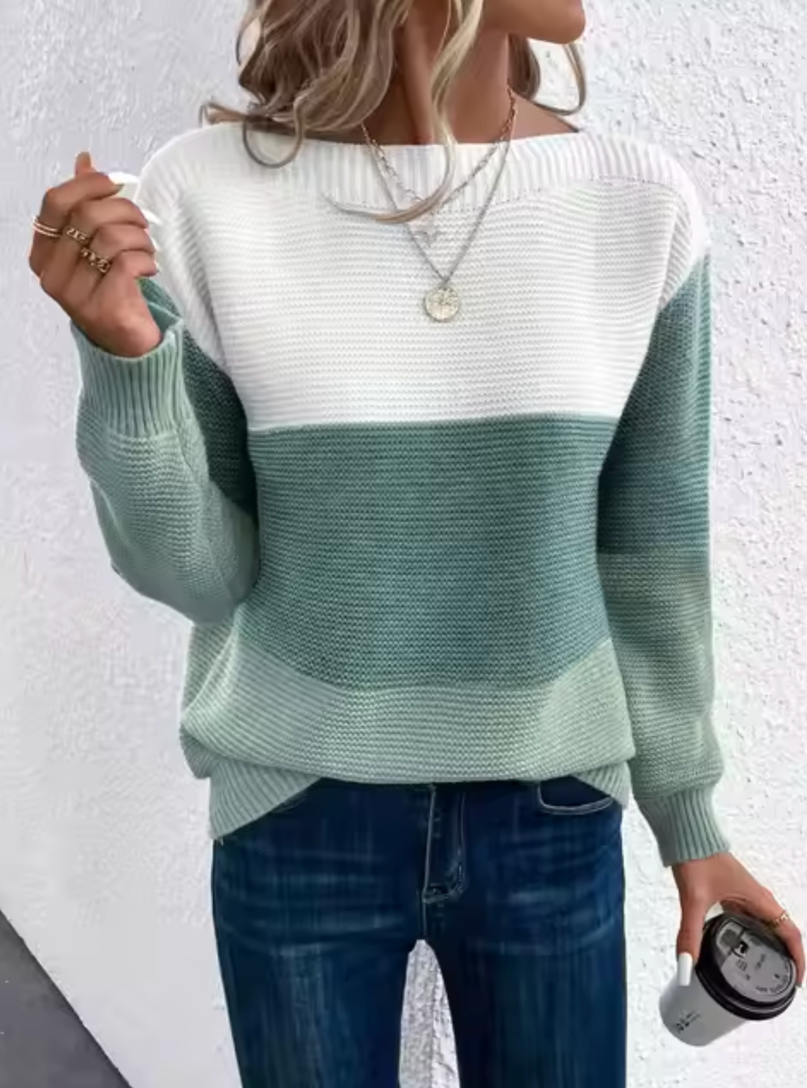 Casual Buttoned Sweater