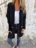 Layered Buttoned Coat