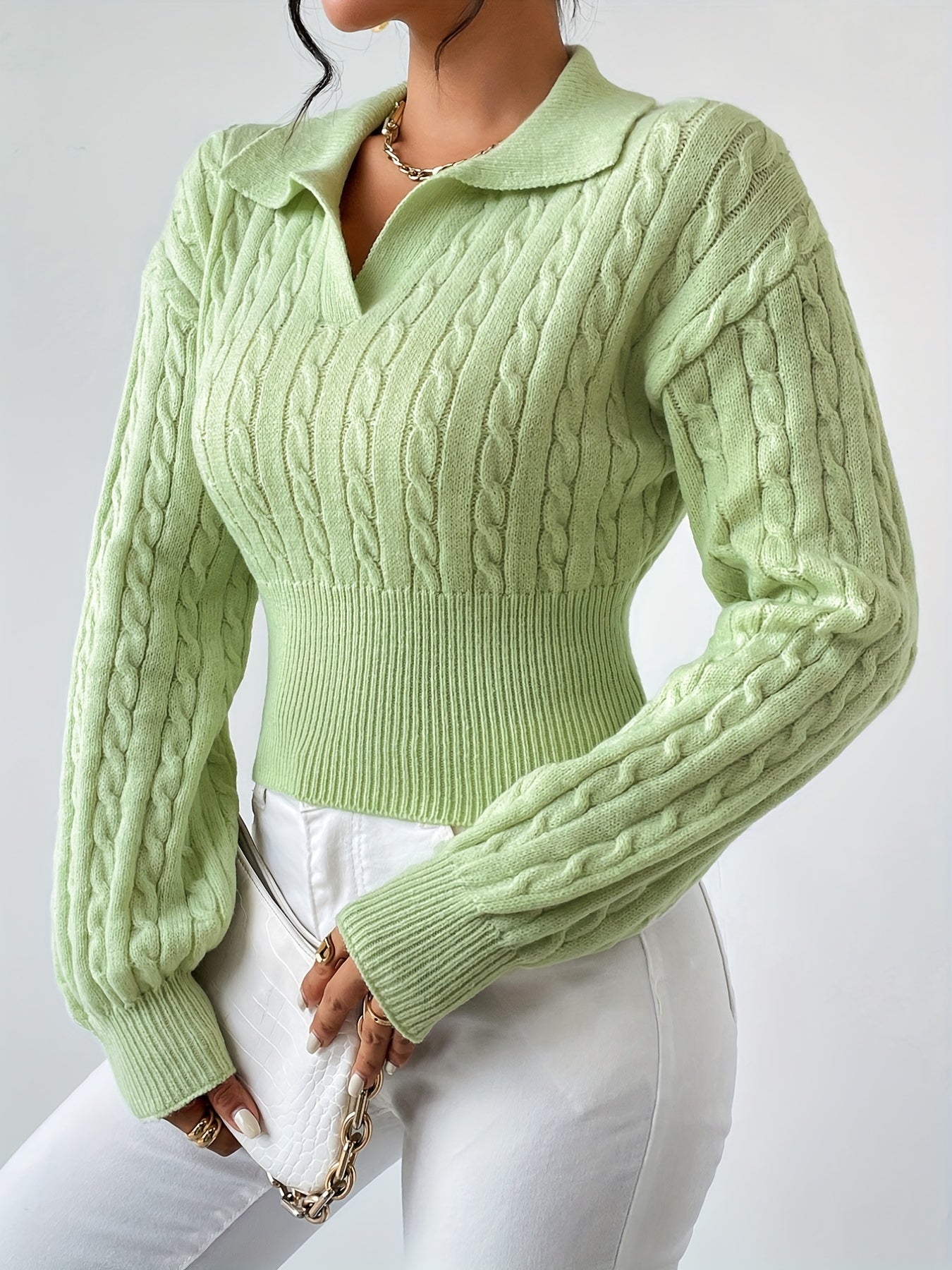 Relaxed Cable Sweater