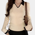 Textured V-Neck Sweater