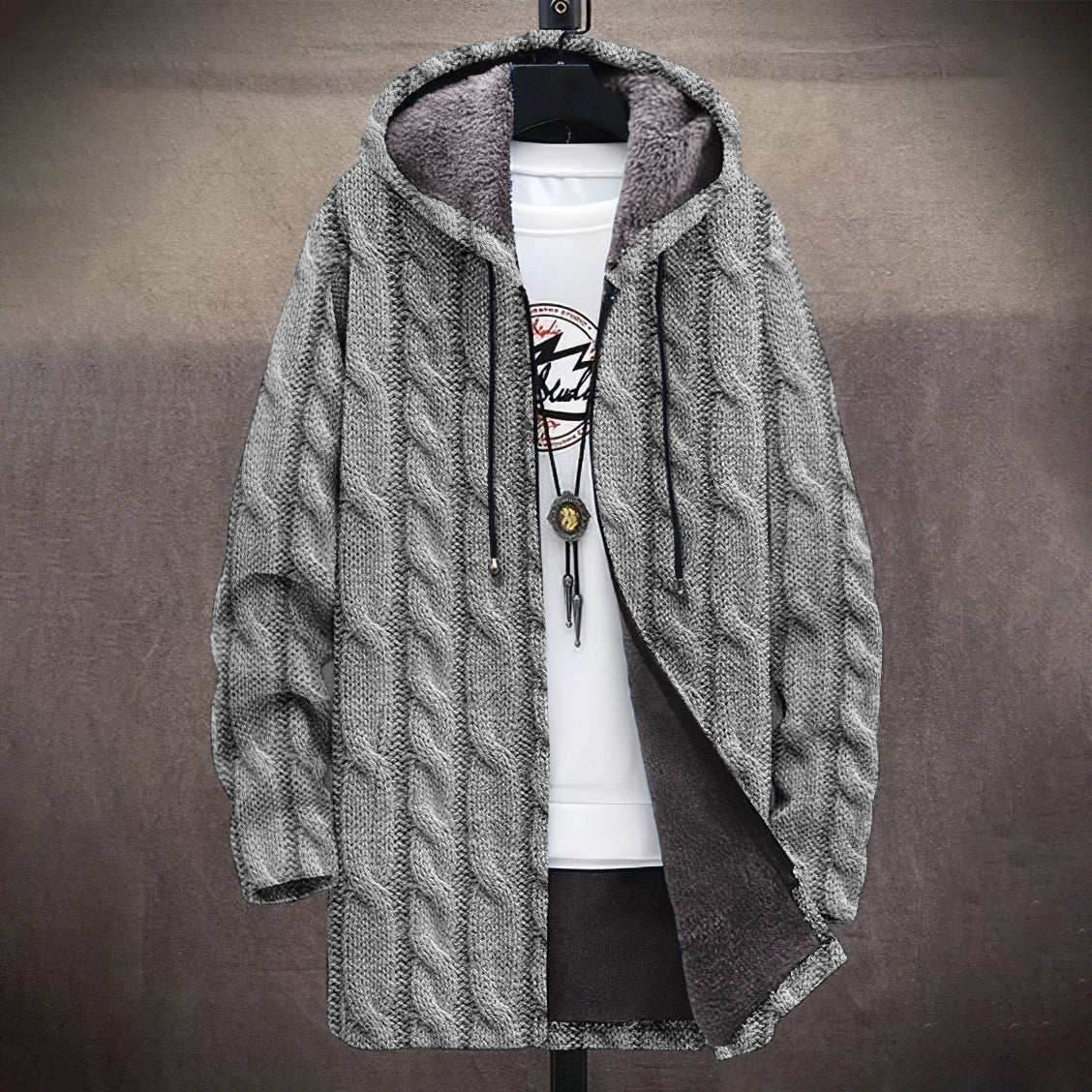 Warm Buttoned Coat