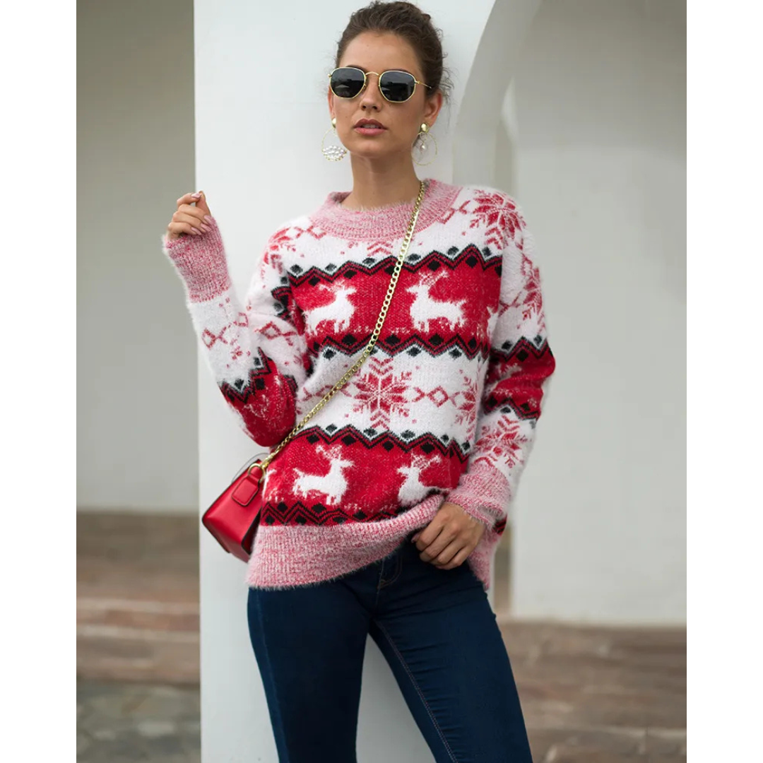 Casual Cropped Sweater