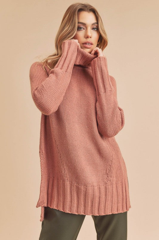 Textured Ribbed Sweater