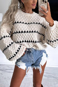 Textured Oversized Sweater