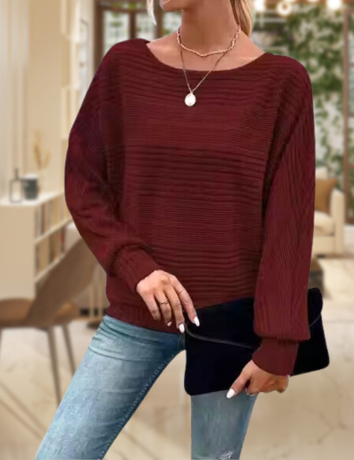 Relaxed Striped Sweater