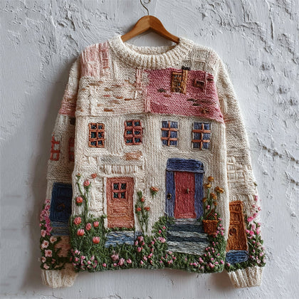 Relaxed Cropped Sweater