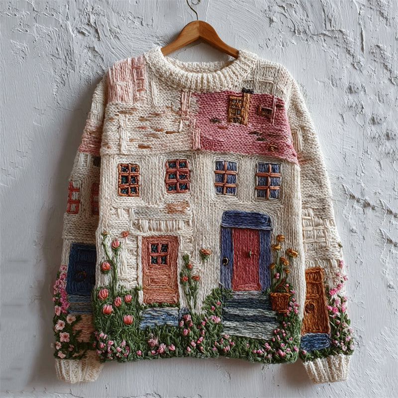 Relaxed Cropped Sweater