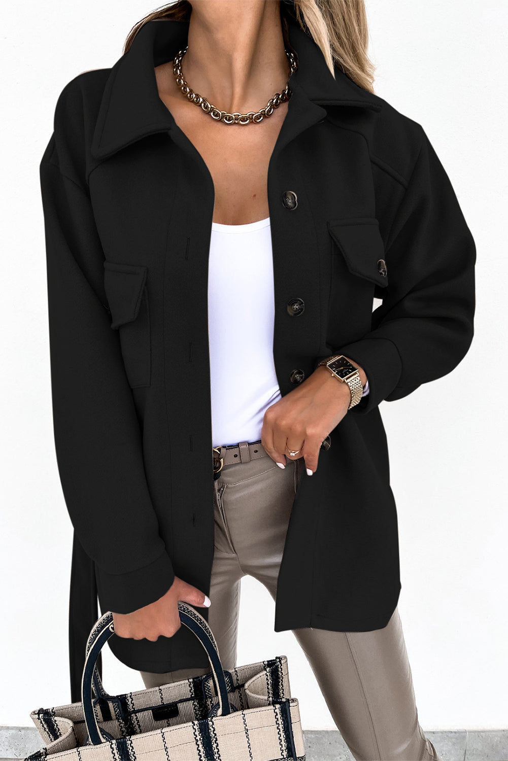 Everyday Double-Breasted Coat