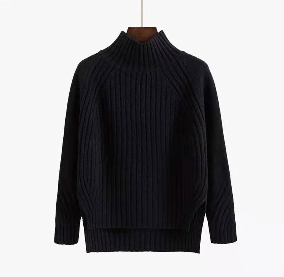 Textured Cropped Sweater