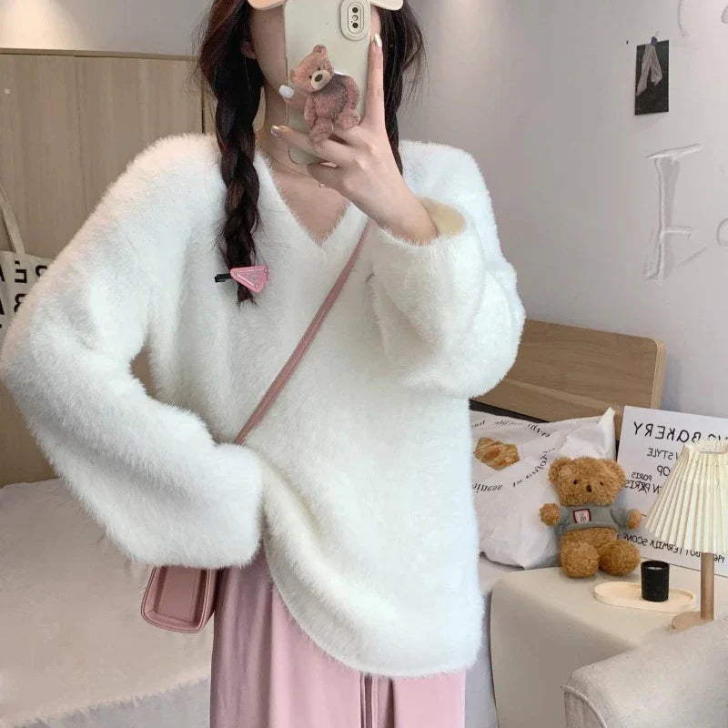 Casual V-Neck Sweater