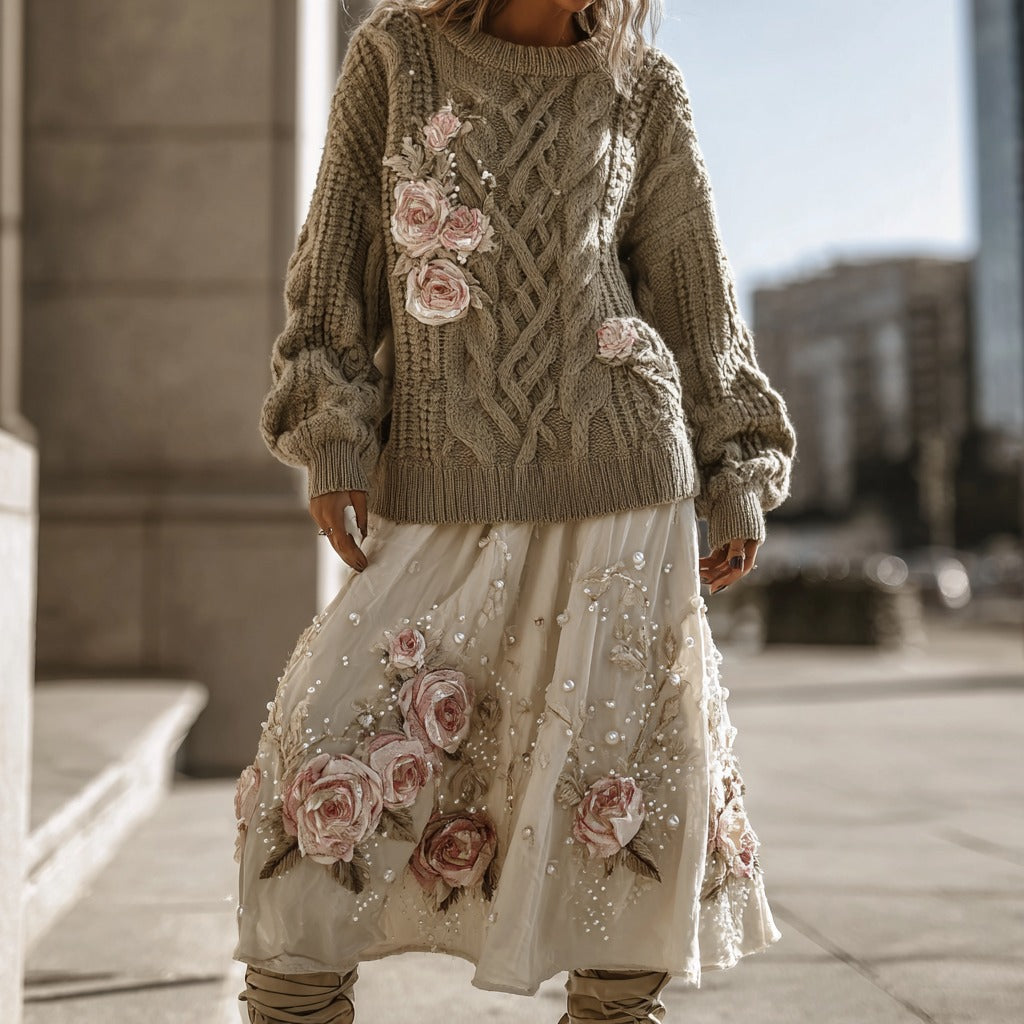 Relaxed Ribbed Sweater