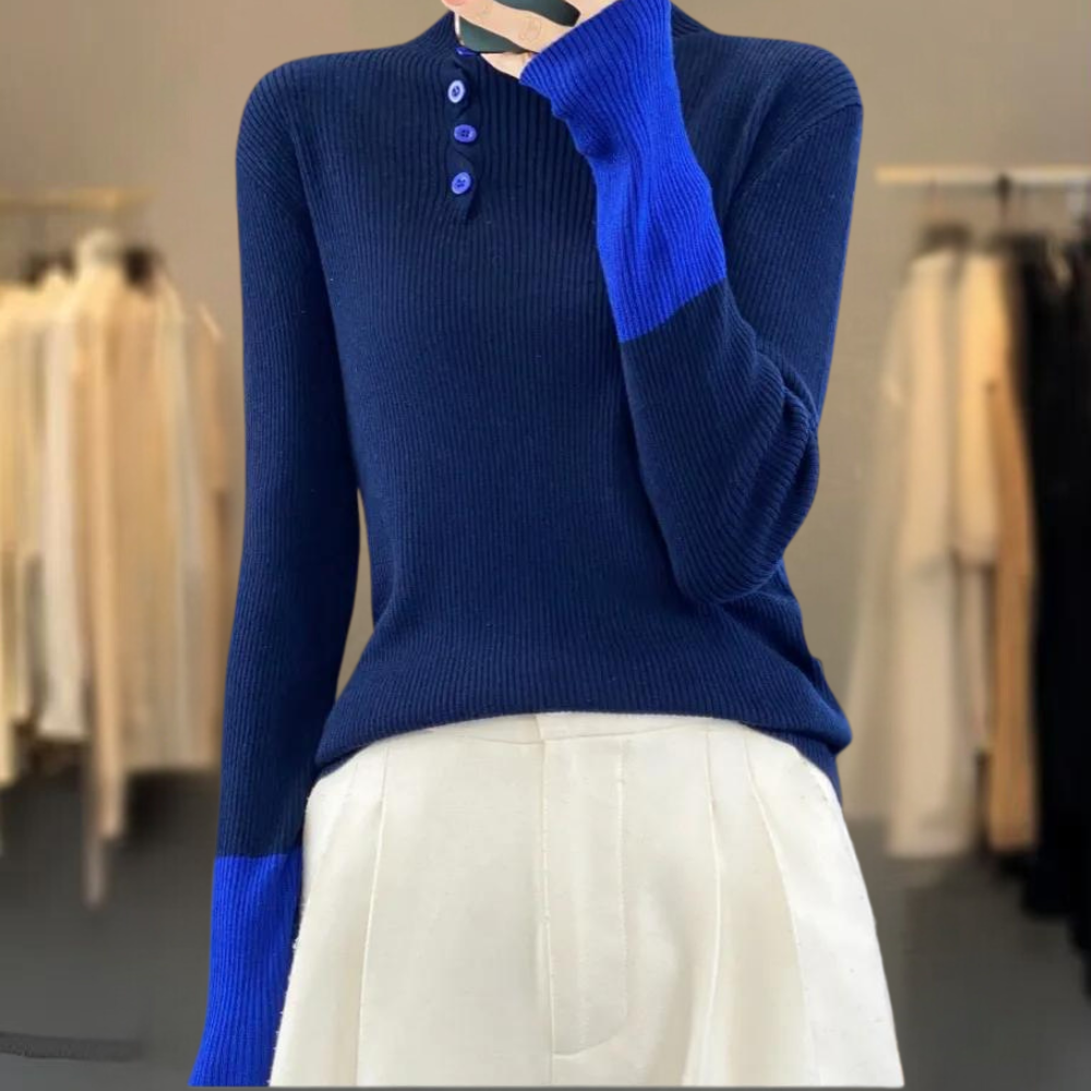 Weekend Buttoned Sweater
