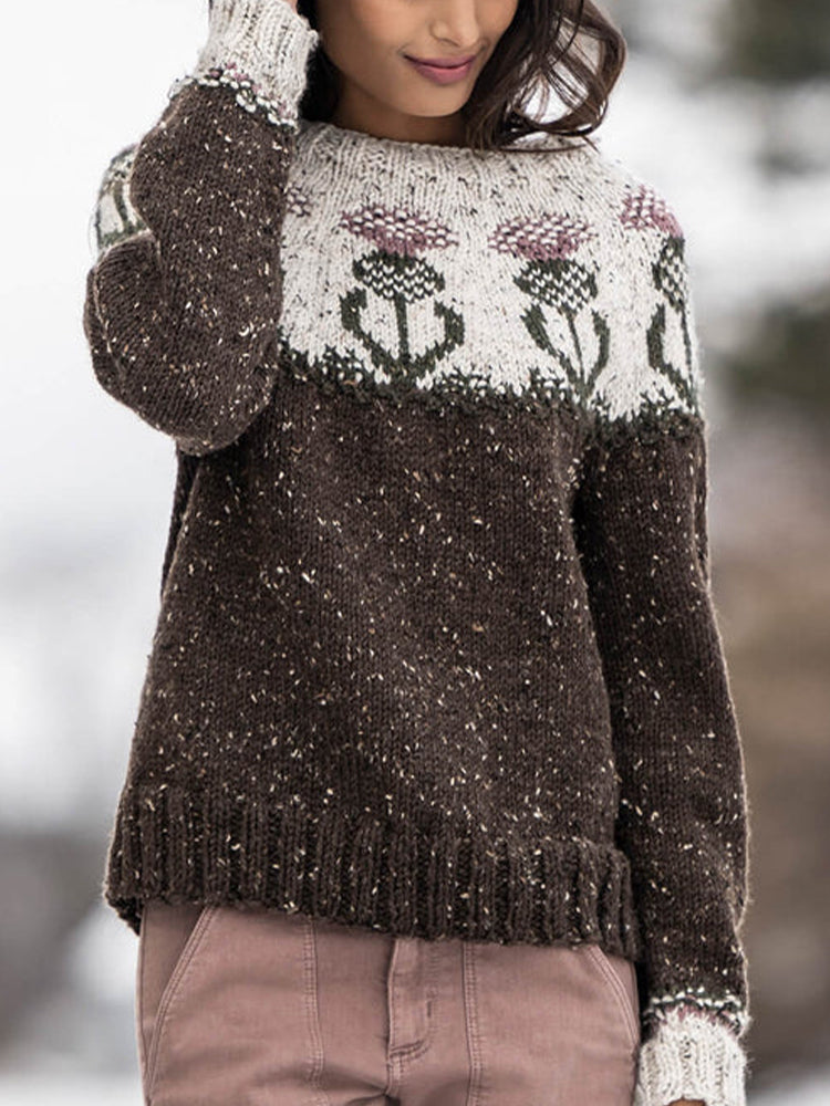 Textured Ribbed Sweater