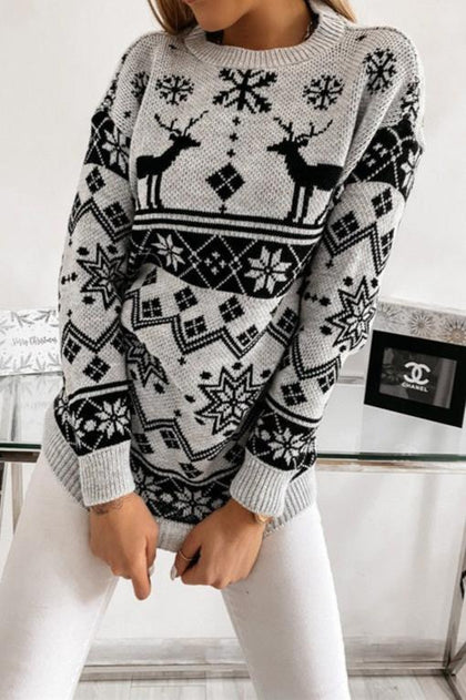 Casual Cropped Sweater
