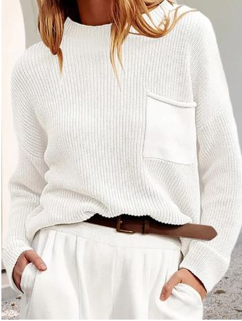 Soft Buttoned Sweater