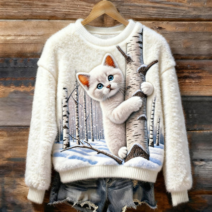 Textured Buttoned Sweater
