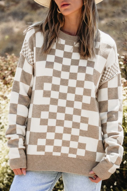 Relaxed Buttoned Sweater