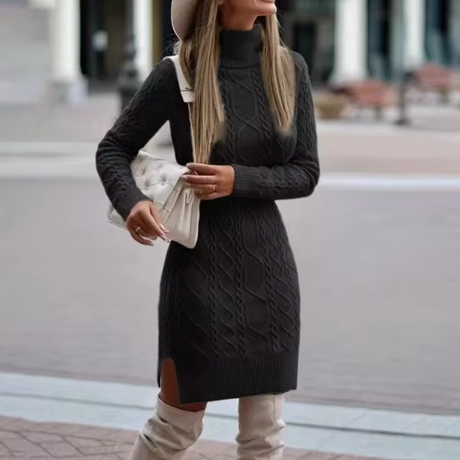 Relaxed Ribbed Sweater