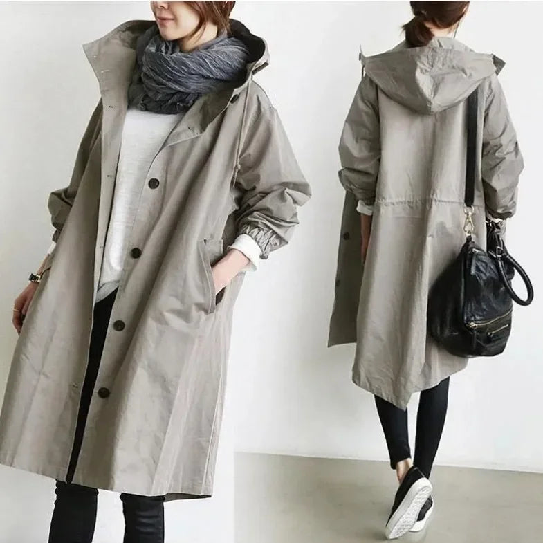 Cozy Double-Breasted Coat
