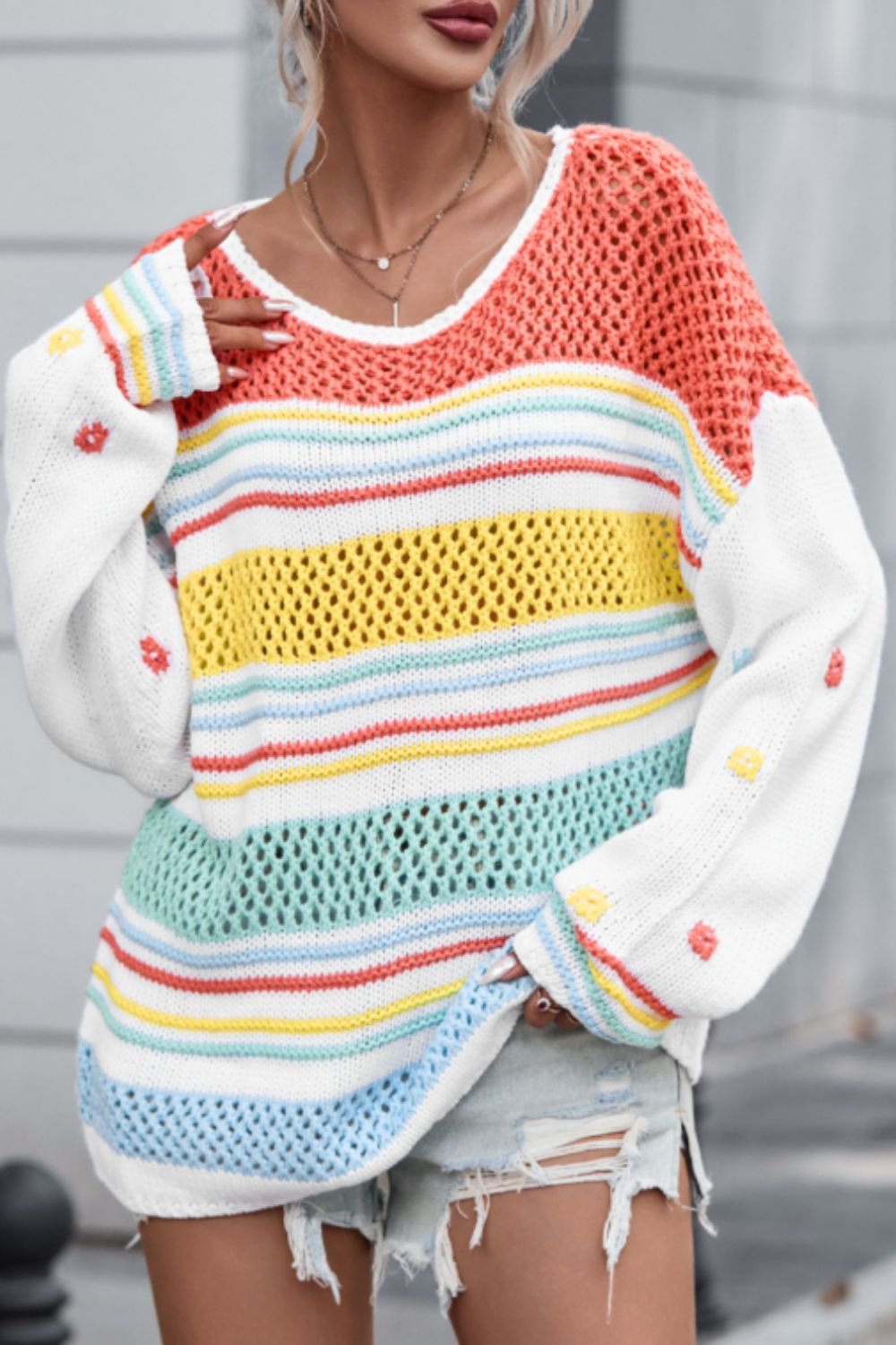 Relaxed Cable Sweater