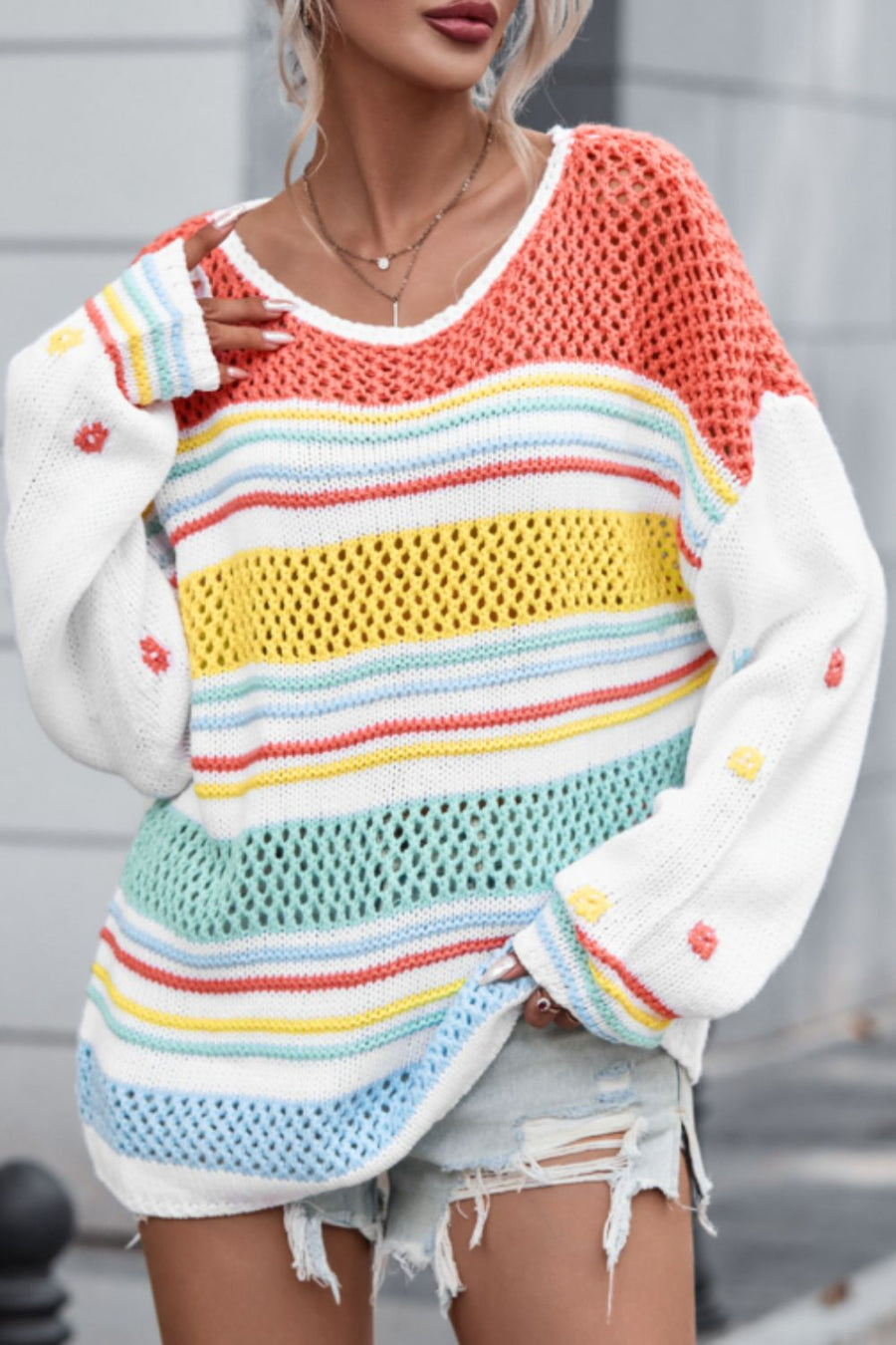 Relaxed Cable Sweater