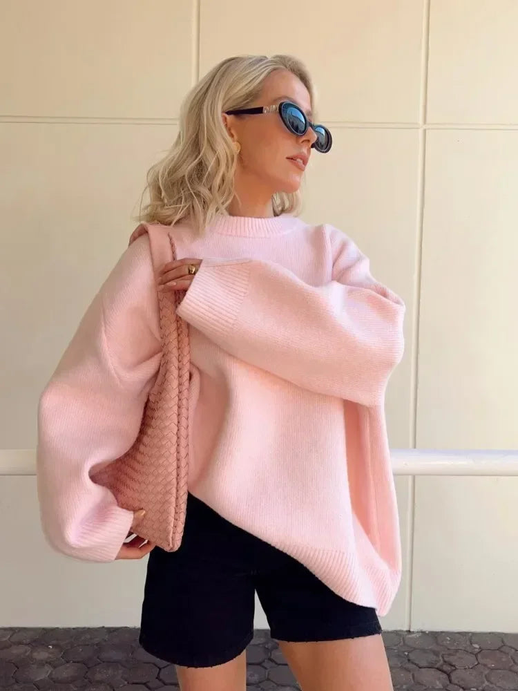 Textured Buttoned Sweater