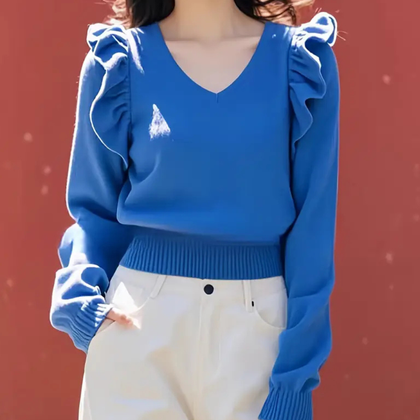 Easy Buttoned Sweater