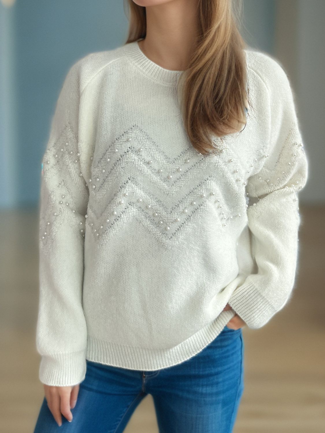 Weekend Textured Sweater