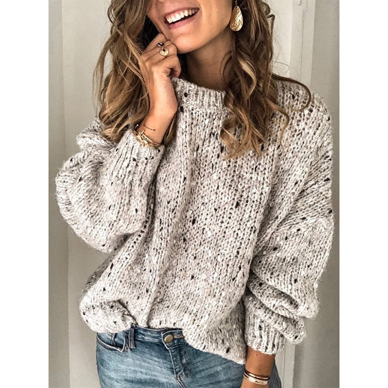 Textured Buttoned Sweater