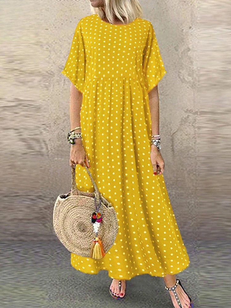 Simple Embroidered Dress