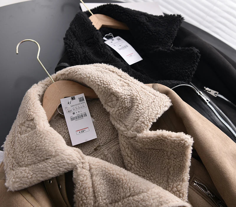Layered Buttoned Coat