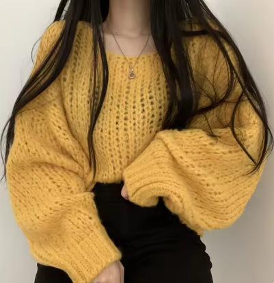 Relaxed V-Neck Sweater