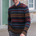 Textured Striped Sweater