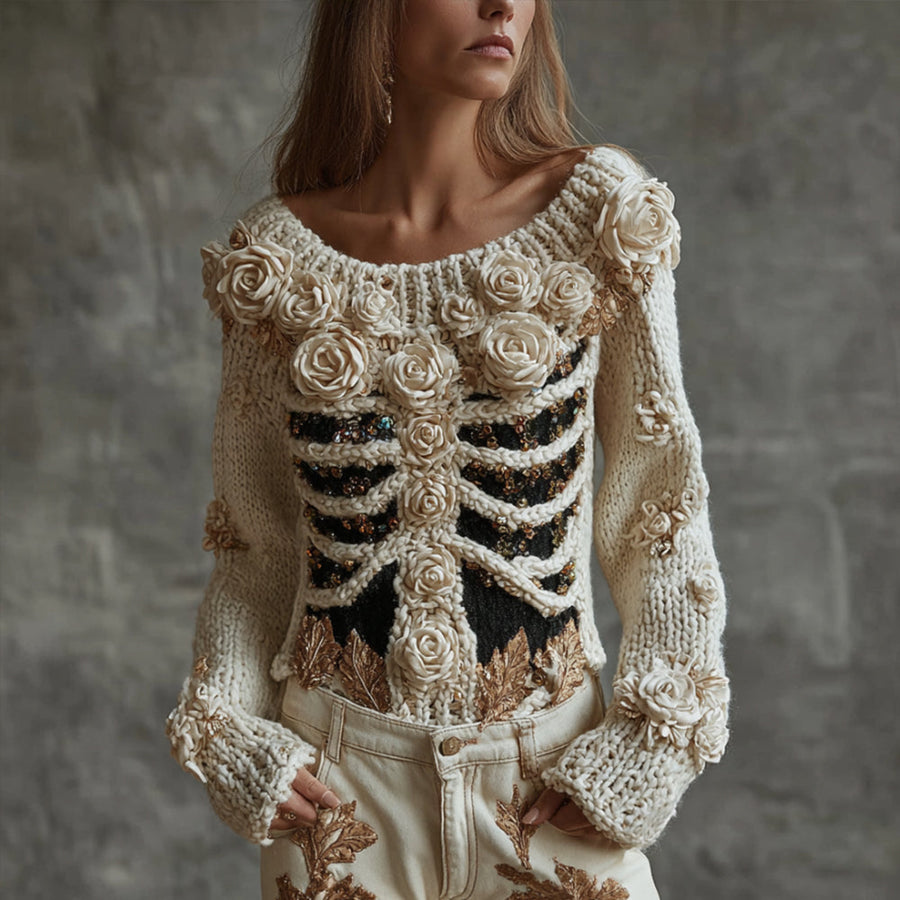 Casual Buttoned Sweater