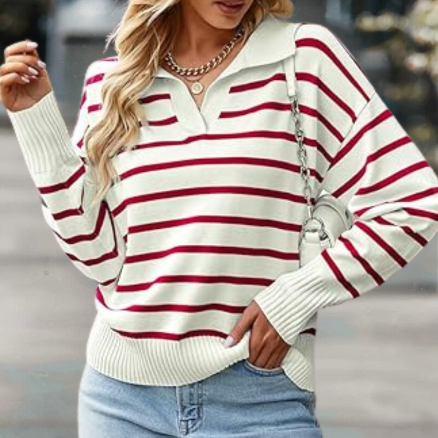 Textured Cropped Sweater