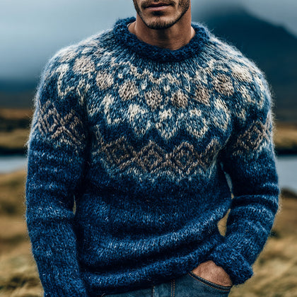 Warm Striped Sweater