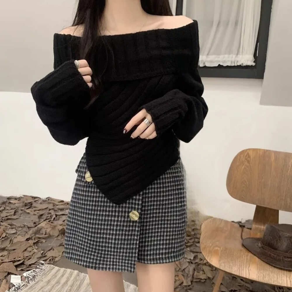 Soft Cropped Sweater