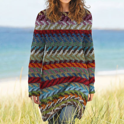 Relaxed Striped Sweater