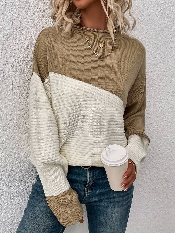 Textured Striped Sweater
