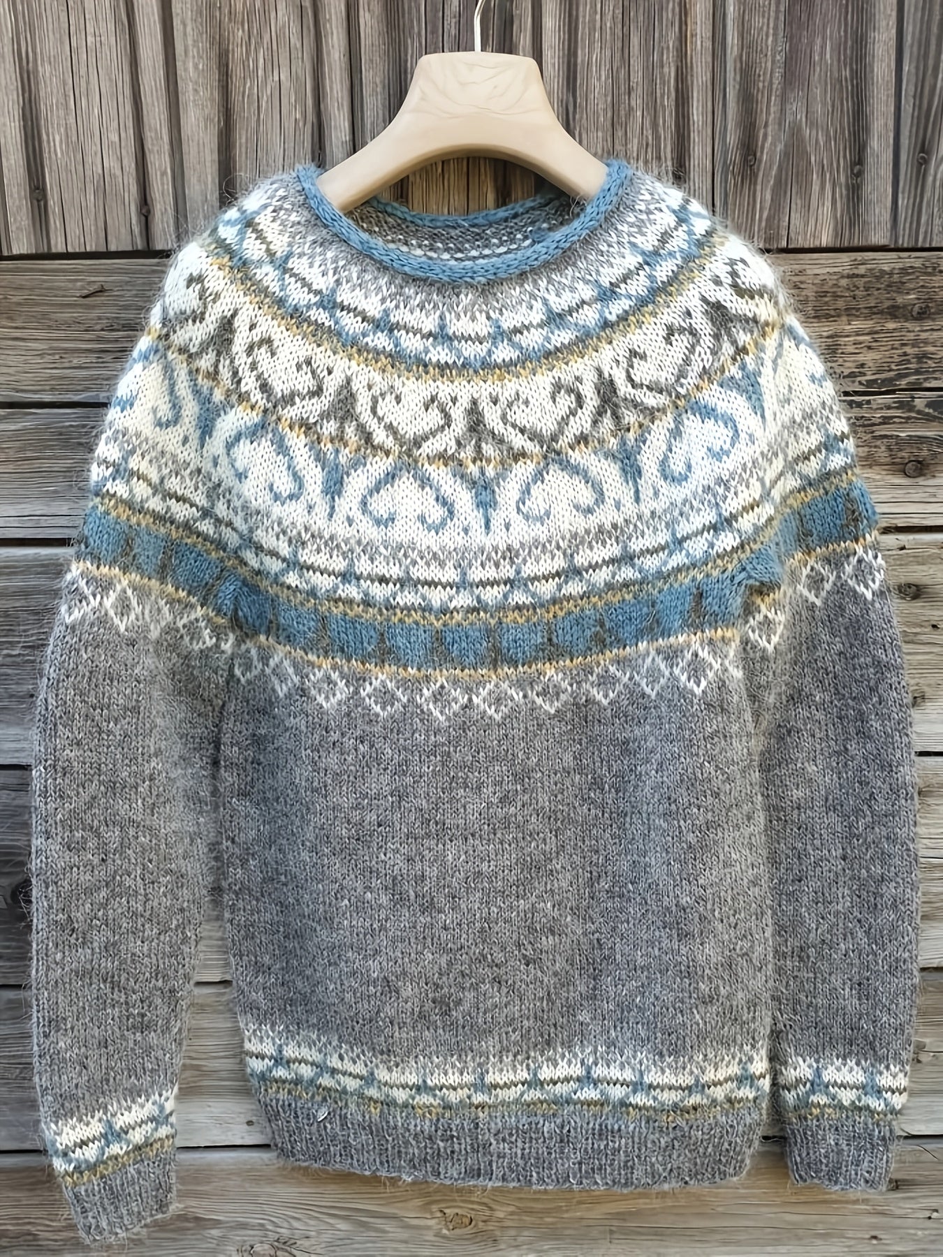 Textured Buttoned Sweater