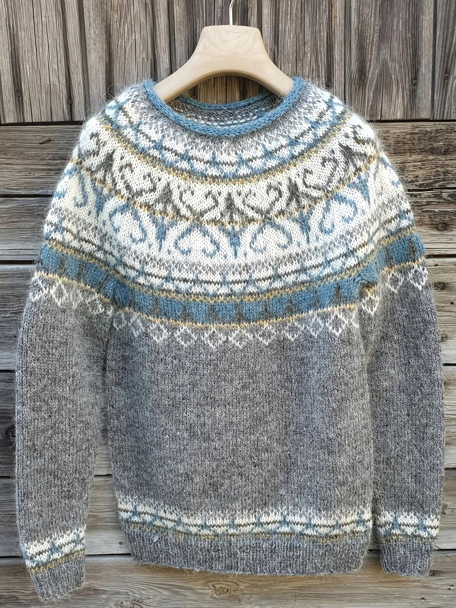 Textured Buttoned Sweater