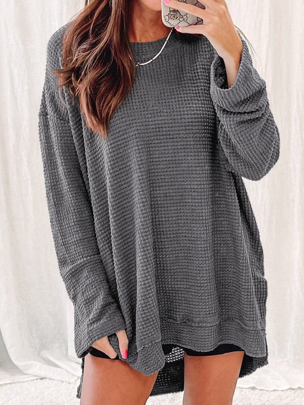 Casual Ribbed Sweater
