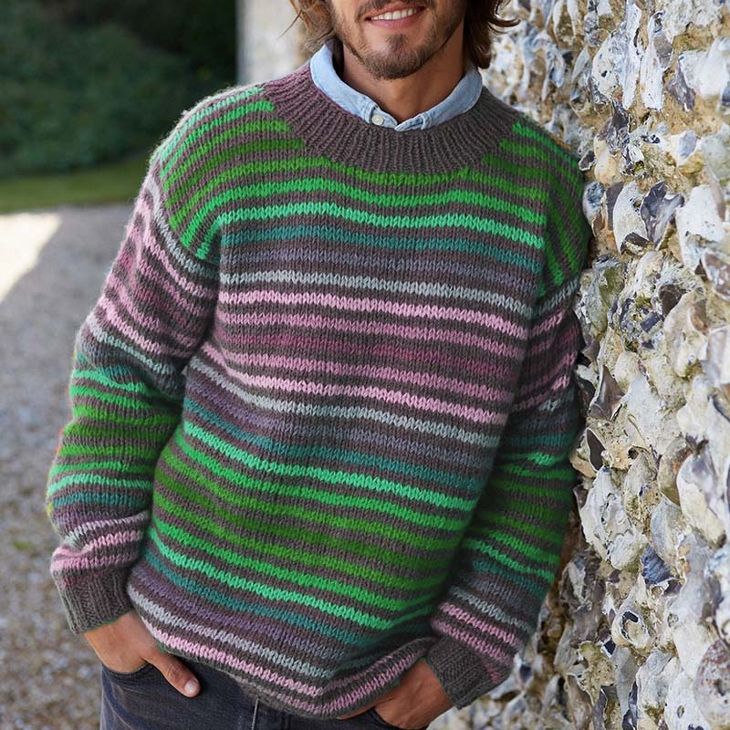 Warm Striped Sweater