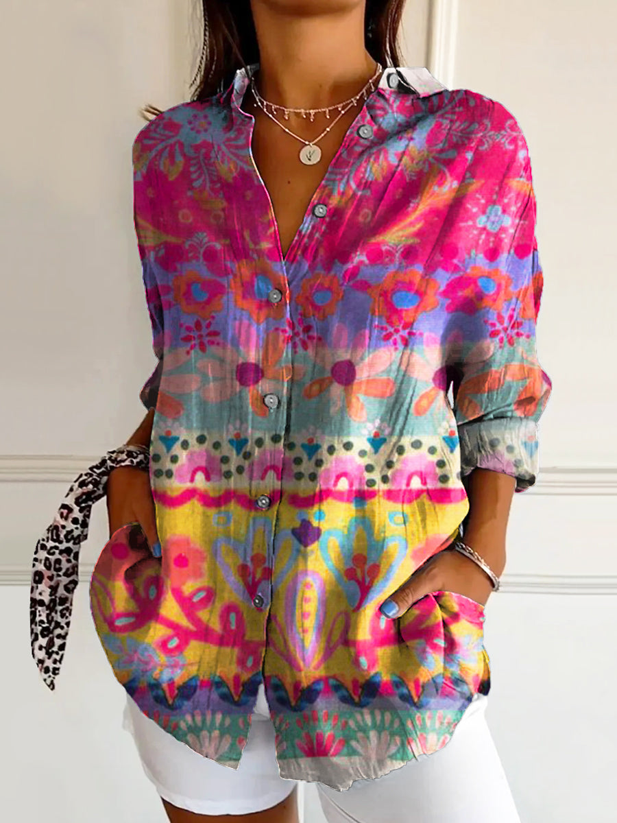 Relaxed Long-Sleeve Shirt